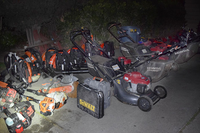 Recovered Stolen Gardening Tools