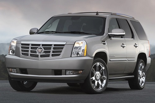 silver cadillac Escalade
