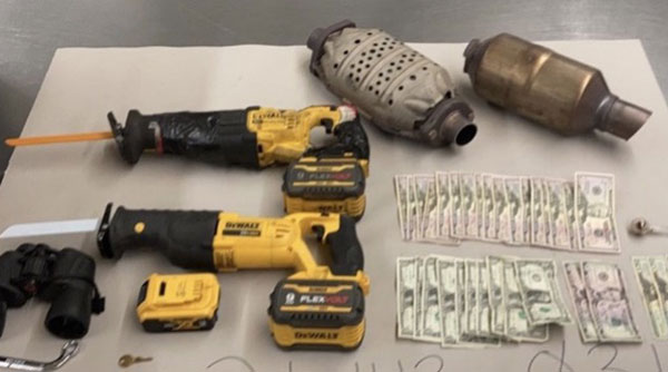catalytic converter theft tools and cash