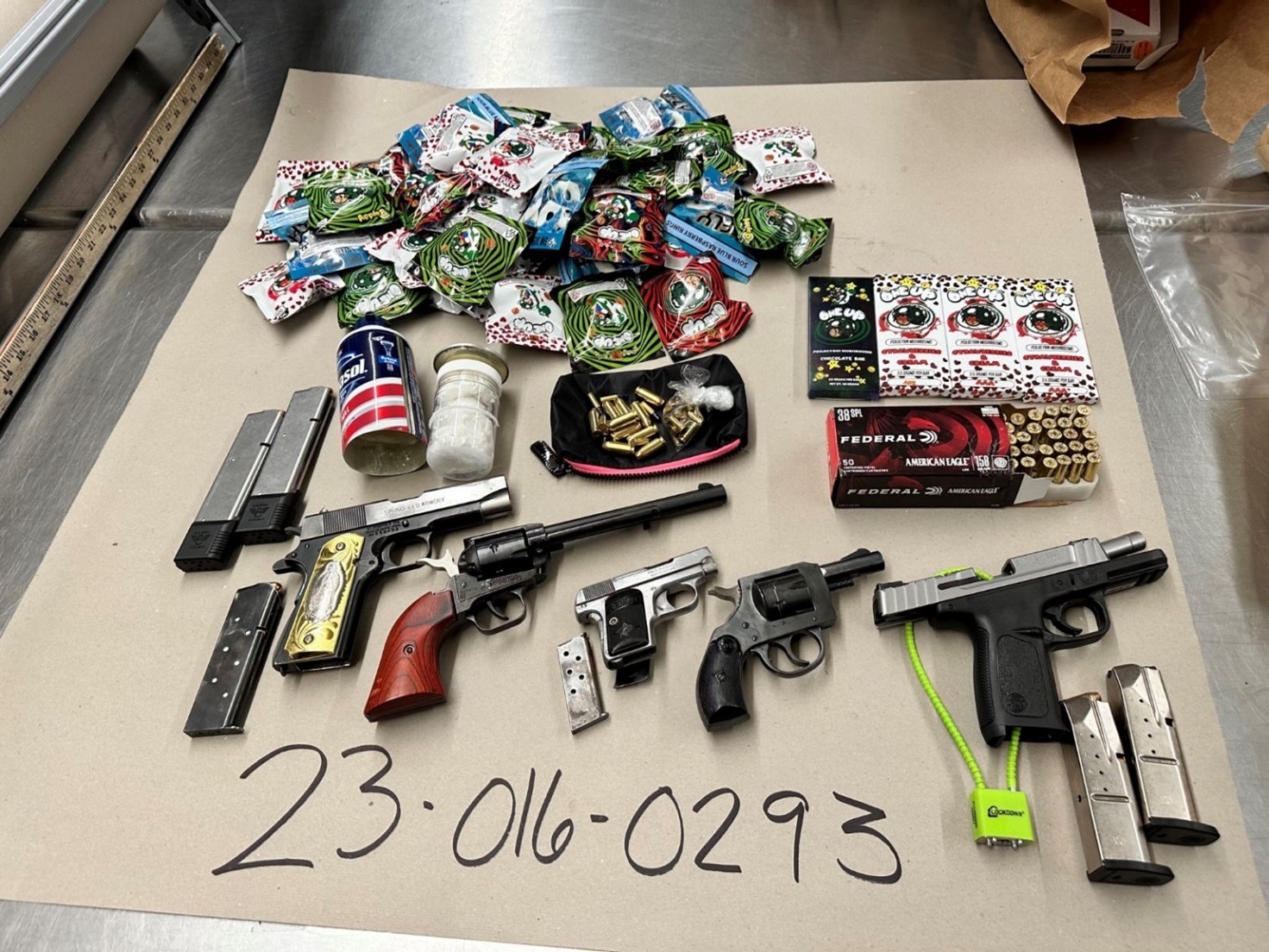 Case Seizure of drugs and guns