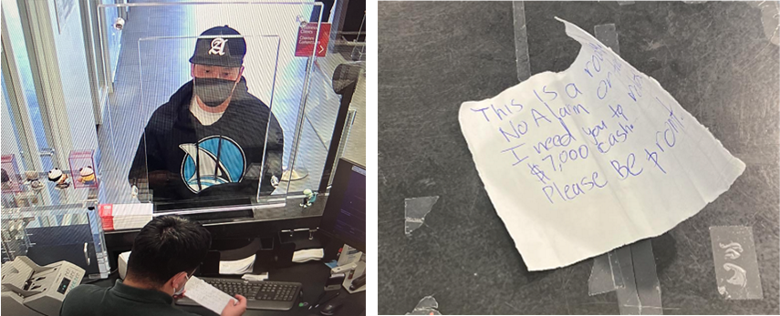 Bank Robbery Photos