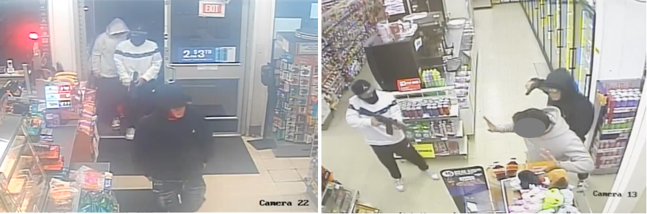 7-11 Robbery Surveillance Screenshots Collage
