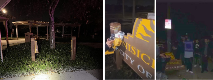 Collage of Nisich Park Sign-resized