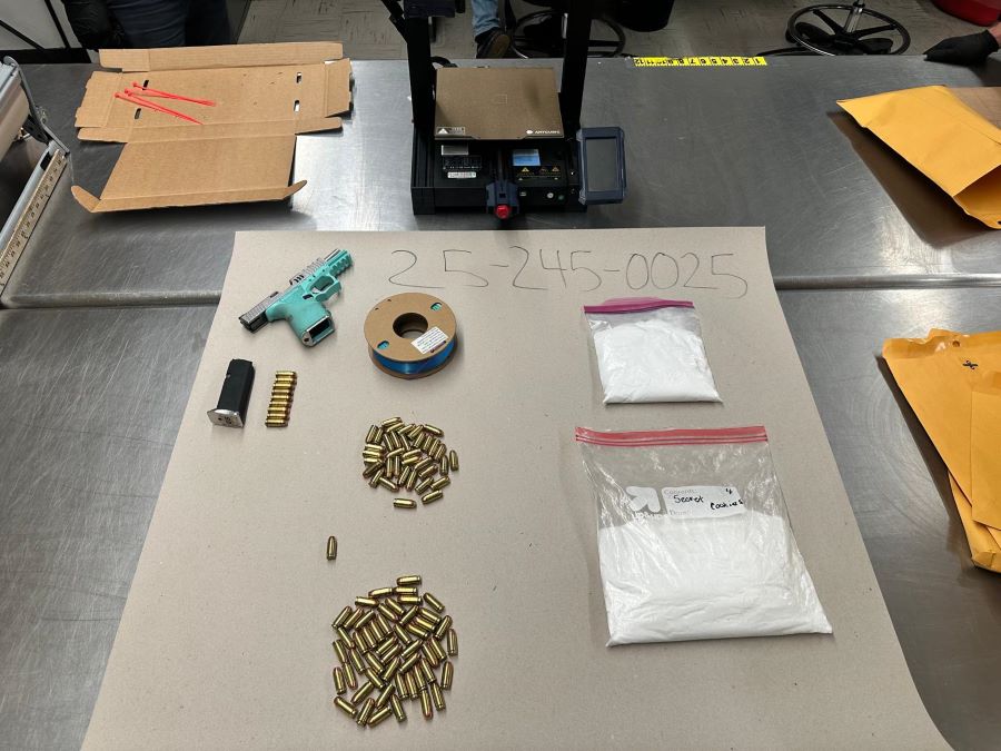 Photo of evidence seized