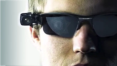 photo of officer wearing a body camera