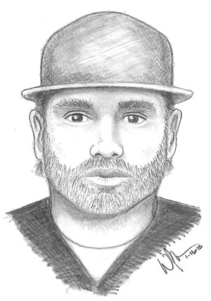 Artist sketch of suspect