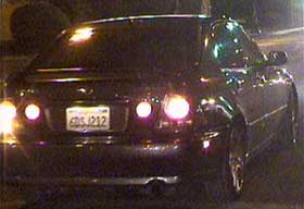 Suspect Vehicle: Black 2002 Lexus IS300
